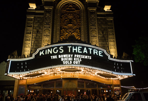 Photos Review Bikini Kill At Kings Theatre June Th