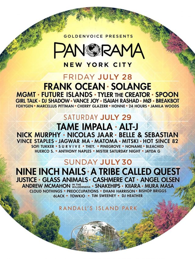 Panorama Announces 2017 Lineup