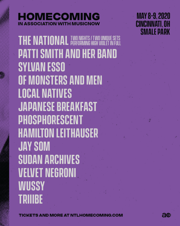 The National's Festival 2020 Announces Lineup